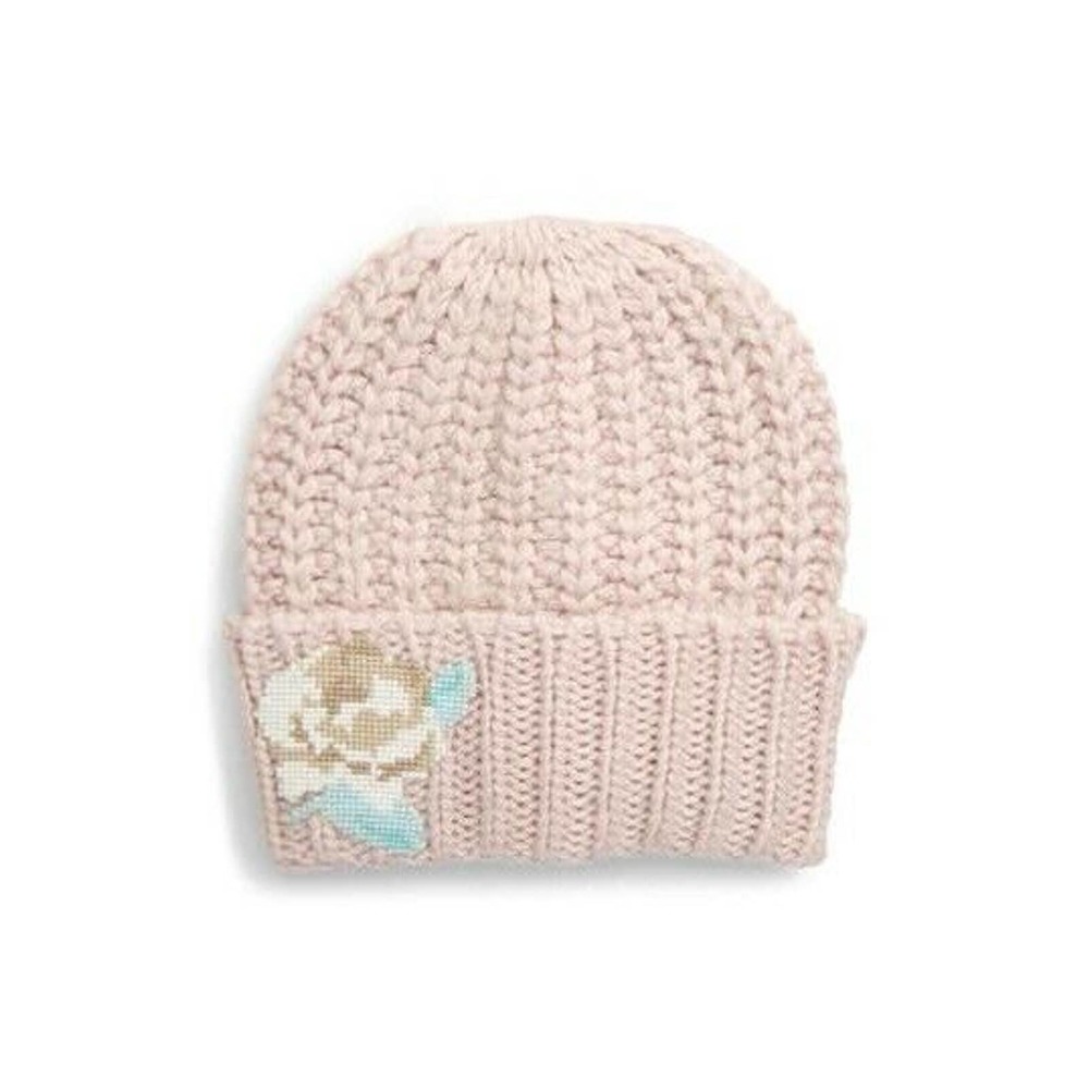 Free People Everything Rosy Beanie Hat